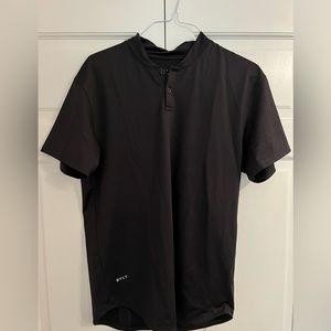 BYLT basics no collar polo